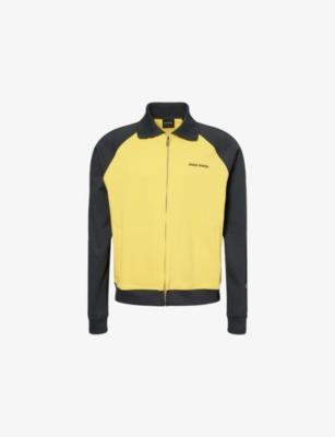 Colour-Block Collared Jersey Track Jacket by DAILY PAPER