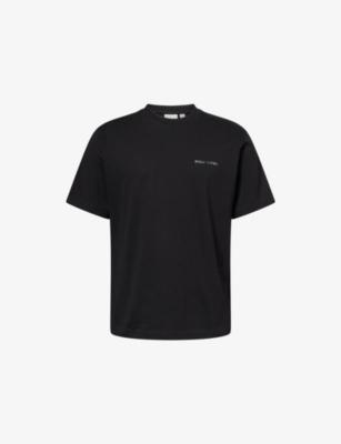 Metal Shield Crewneck Cotton-Jersey T-Shirt by DAILY PAPER
