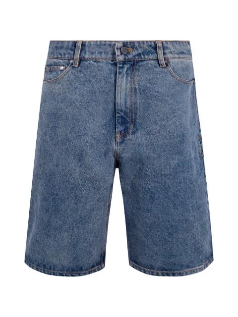 acid-wash denim shorts by DAILY PAPER