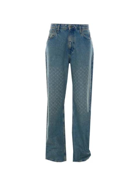 amba monogram-pattern jeans by DAILY PAPER