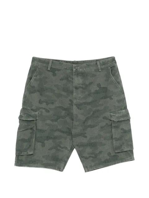 camouflage cargo shorts by DAILY PAPER