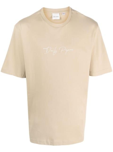 embroidered logo T-shirt by DAILY PAPER