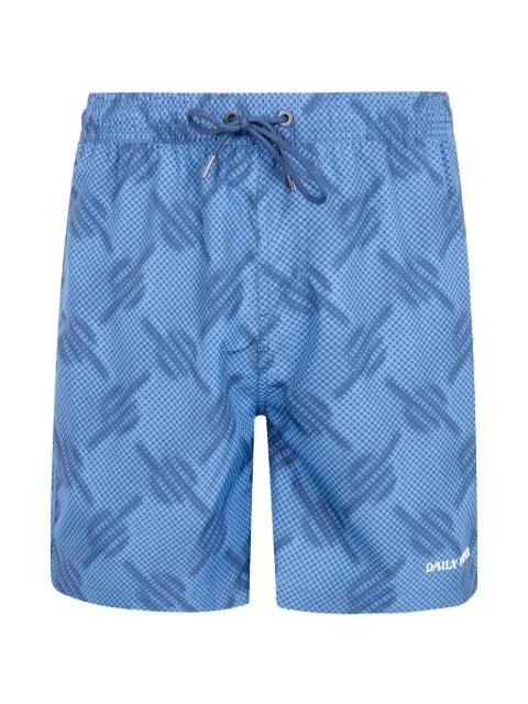 graphic-print drawstring swim shorts by DAILY PAPER