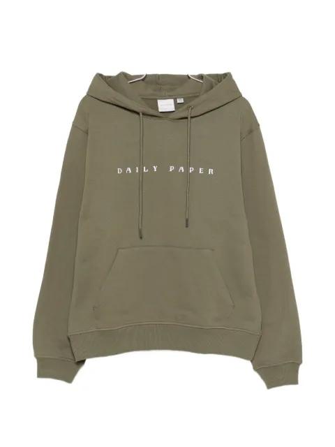 logo-detail hoodie by DAILY PAPER