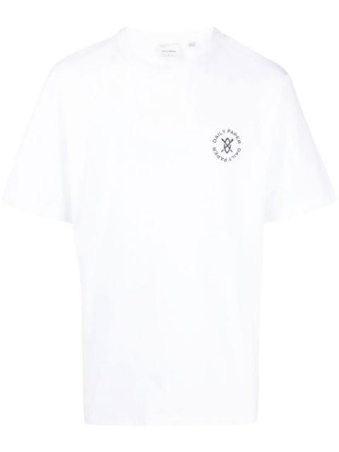 logo-print cotton T-shirt by DAILY PAPER