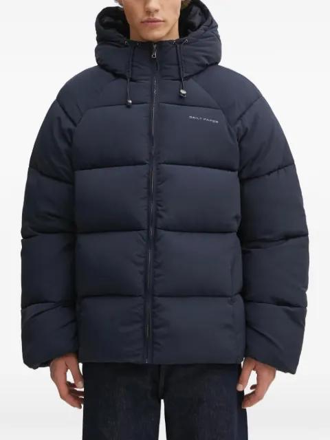 logo-print padded jacket by DAILY PAPER