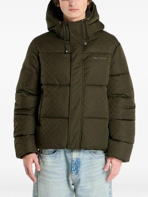 monogram-pattern padded jacket by DAILY PAPER