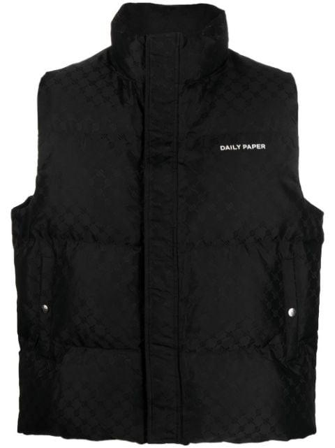 monongram Pondo padded gilet by DAILY PAPER