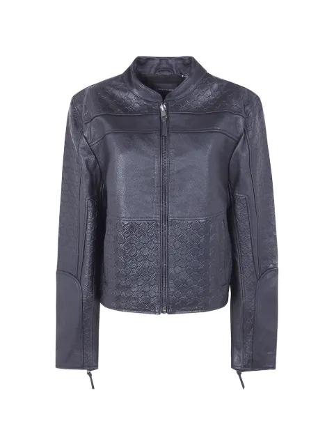 patterned leather jacket by DAILY PAPER