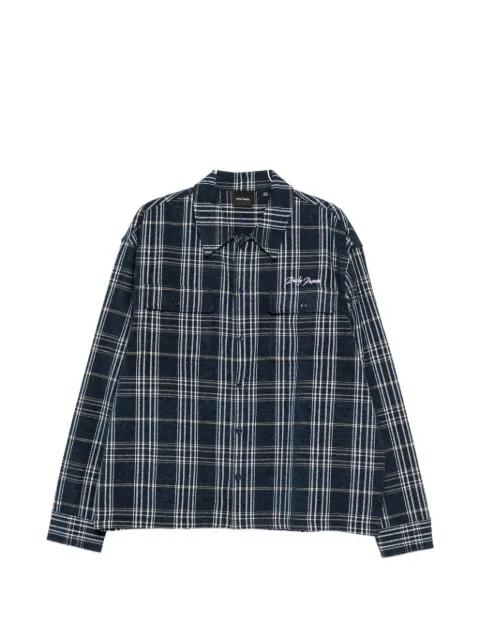 plaid flap-pocket shirt by DAILY PAPER