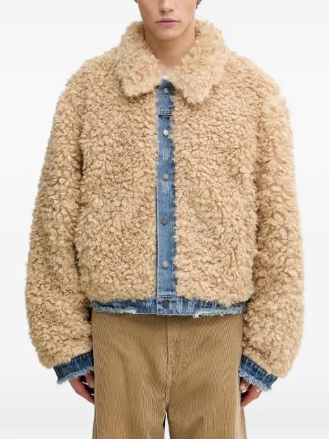 reversible faux-fur jacket by DAILY PAPER