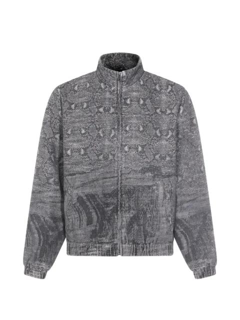 snake zipped jacket by DAILY PAPER