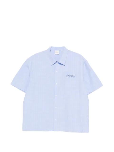 striped patch-pocket shirt by DAILY PAPER