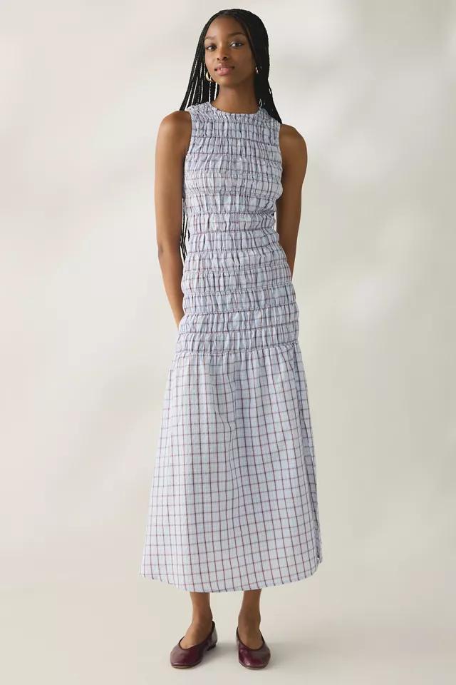 Daisy Street Lagoon Drop Waist Smocked Maxi Dress by DAISY STREET