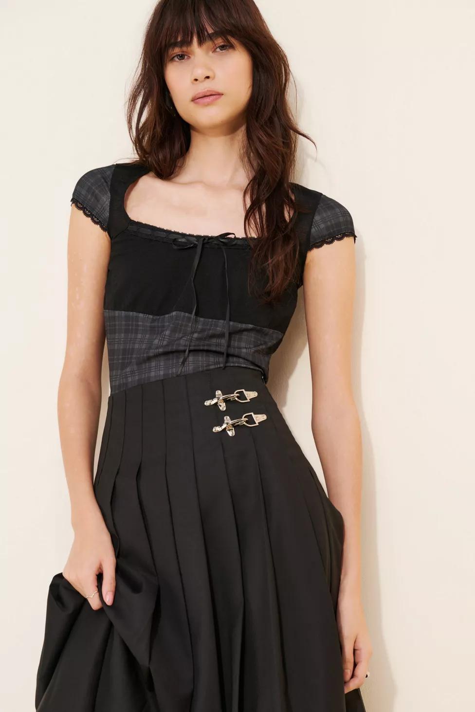 Daisy Street Shelley Square-Neck Top by DAISY STREET