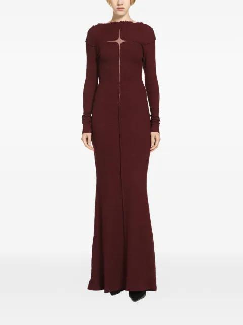 slubbed-rib maxi dress by DAISY