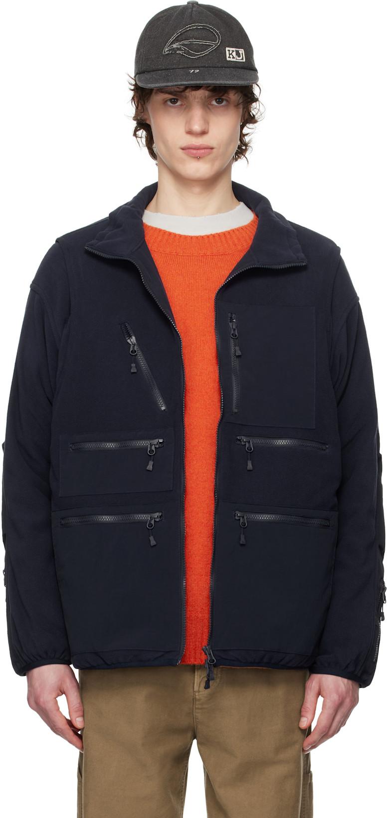 Navy Tech Extreme Fleece Jacket by DAIWA PIER39