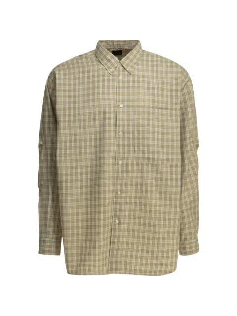 check-print button-down shirt by DAIWA PIER39