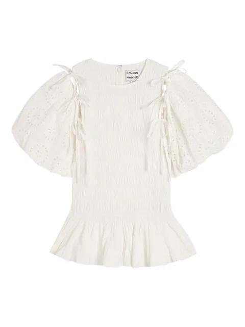 Becca broderie-anglaise blouse by DAMSON MADDER