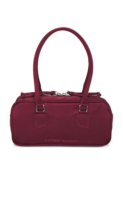 Damson Madder Benny Mini Bowler Bag in Red by DAMSON MADDER