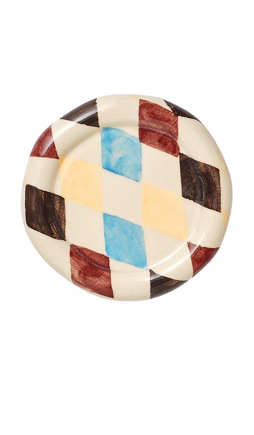 Damson Madder Chubby Saucer in Cream by DAMSON MADDER