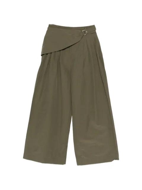 Fabia pleated draped trousers by DAMSON MADDER