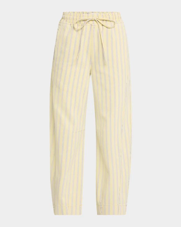 Felix Stripe Twill Jeans by DAMSON MADDER