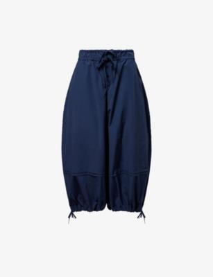 Frida Wide-Leg Cotton-Blend Trousers by DAMSON MADDER