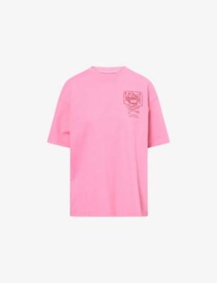 Gill Graphic-Print Cotton T-Shirt by DAMSON MADDER
