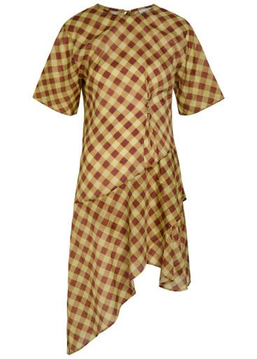 Harmony lyocell and cotton-blend midi dress by DAMSON MADDER