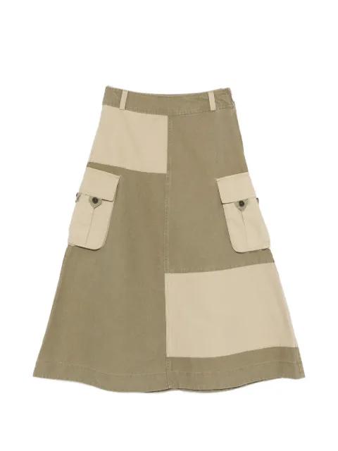Marcelle Barn maxi skirt by DAMSON MADDER