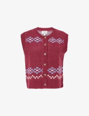 Sofie Wool Knit Vest by DAMSON MADDER