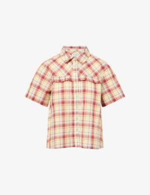 Tomboy Checked-Print Cotton Shirt by DAMSON MADDER