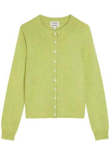 Voula wool and cashmere-blend cardigan by DAMSON MADDER