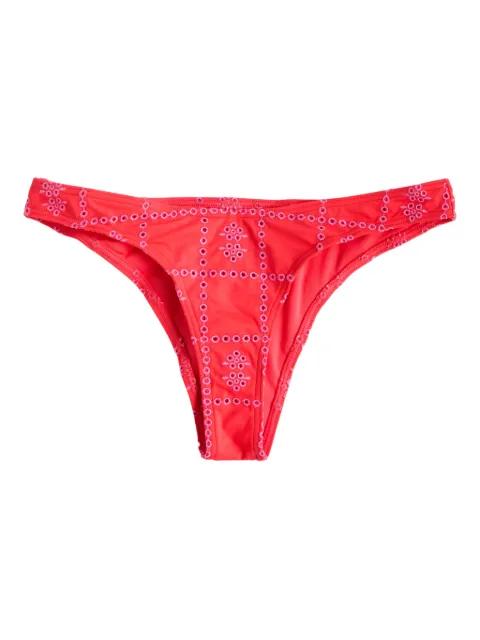 embroidered bikini bottoms by DAMSON MADDER