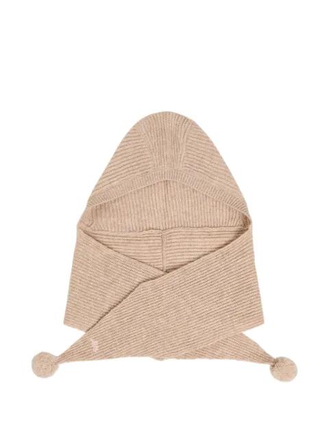 pom-pom hood by DAMSON MADDER