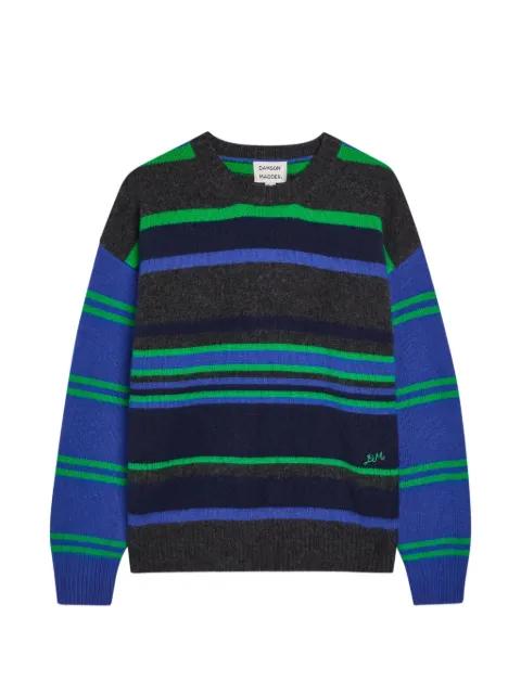 striped long-sleeve jumper by DAMSON MADDER