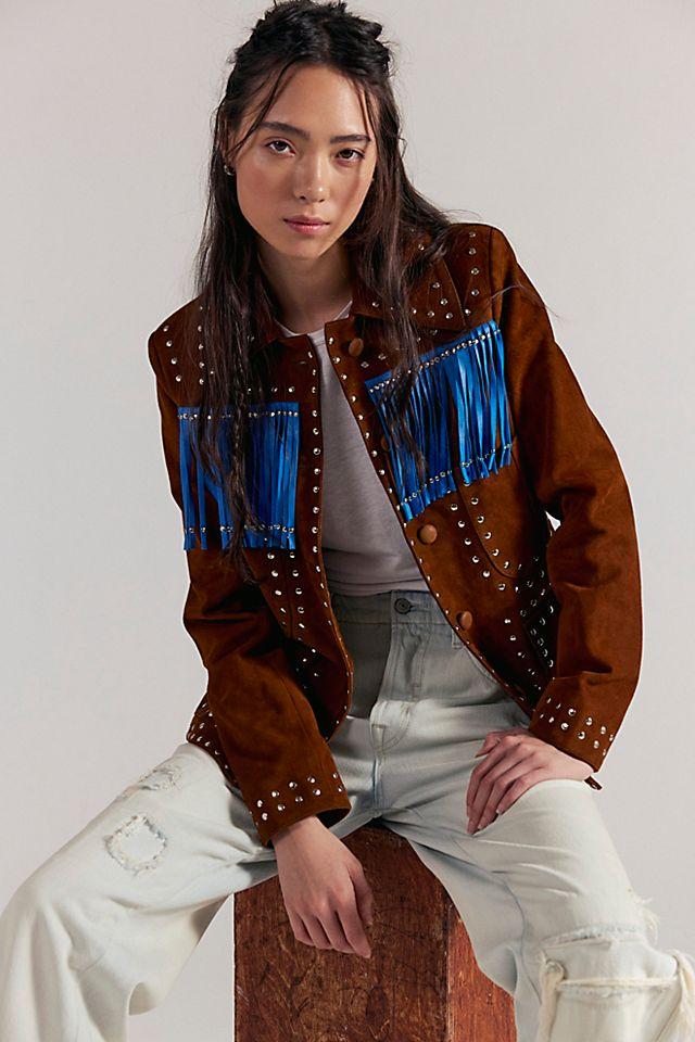 Dan Cassab Linda Suede Jacket by DAN CASSAB | FREE PEOPLE