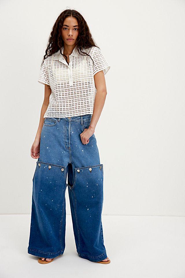 Dan Cassab Sagitario Jeans by DAN CASSAB | FREE PEOPLE