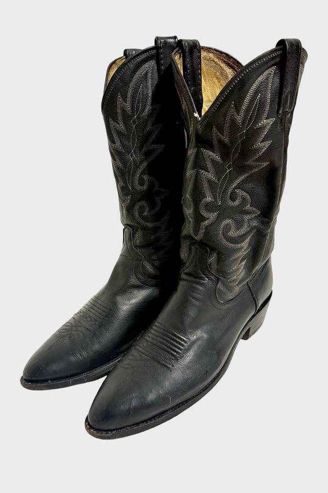 Vintage 1970's Dan Post Embroidered Cowboy Boots by DAN POST