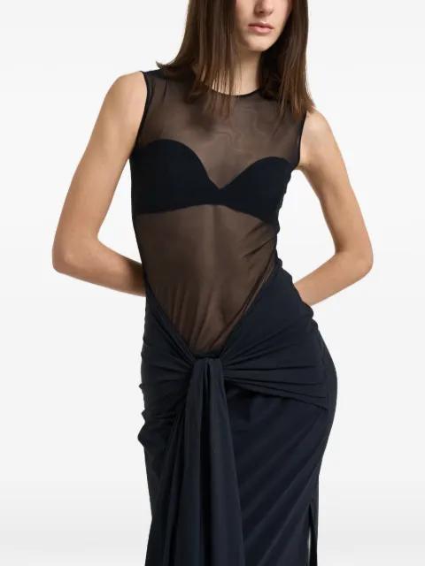 Catherine split-detail maxi dress by DANAME
