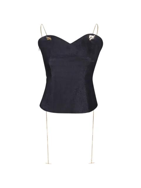 Mirabel chain-strap  sleeveless top by DANAME