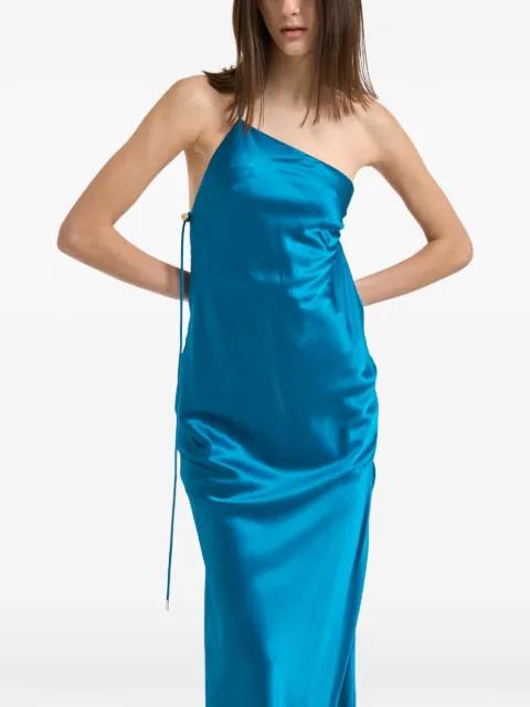 one-shoulder maxi dress by DANAME