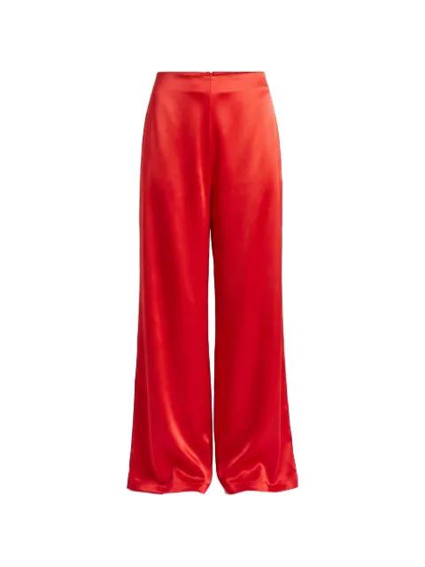 satin palazzo pants by DANAME