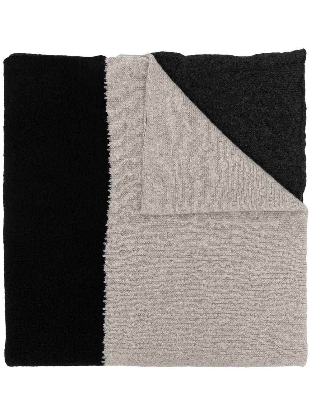 panelled wool-knit scarf by DANIEL ANDRESEN