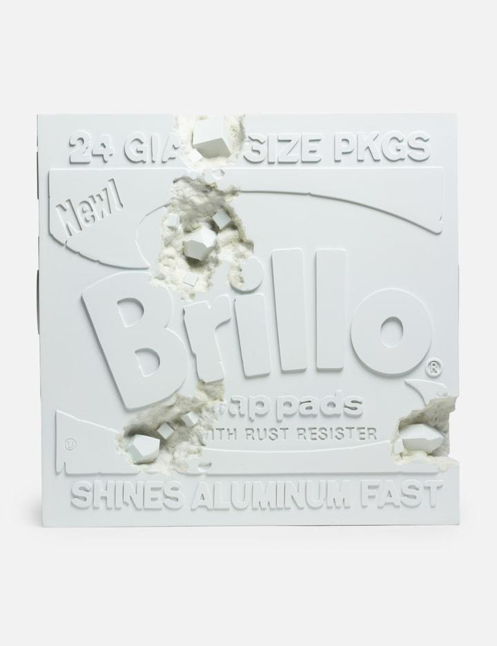 Andy Warhol Eroded Brillo Box Cube Figure by DANIEL ARSHAM
