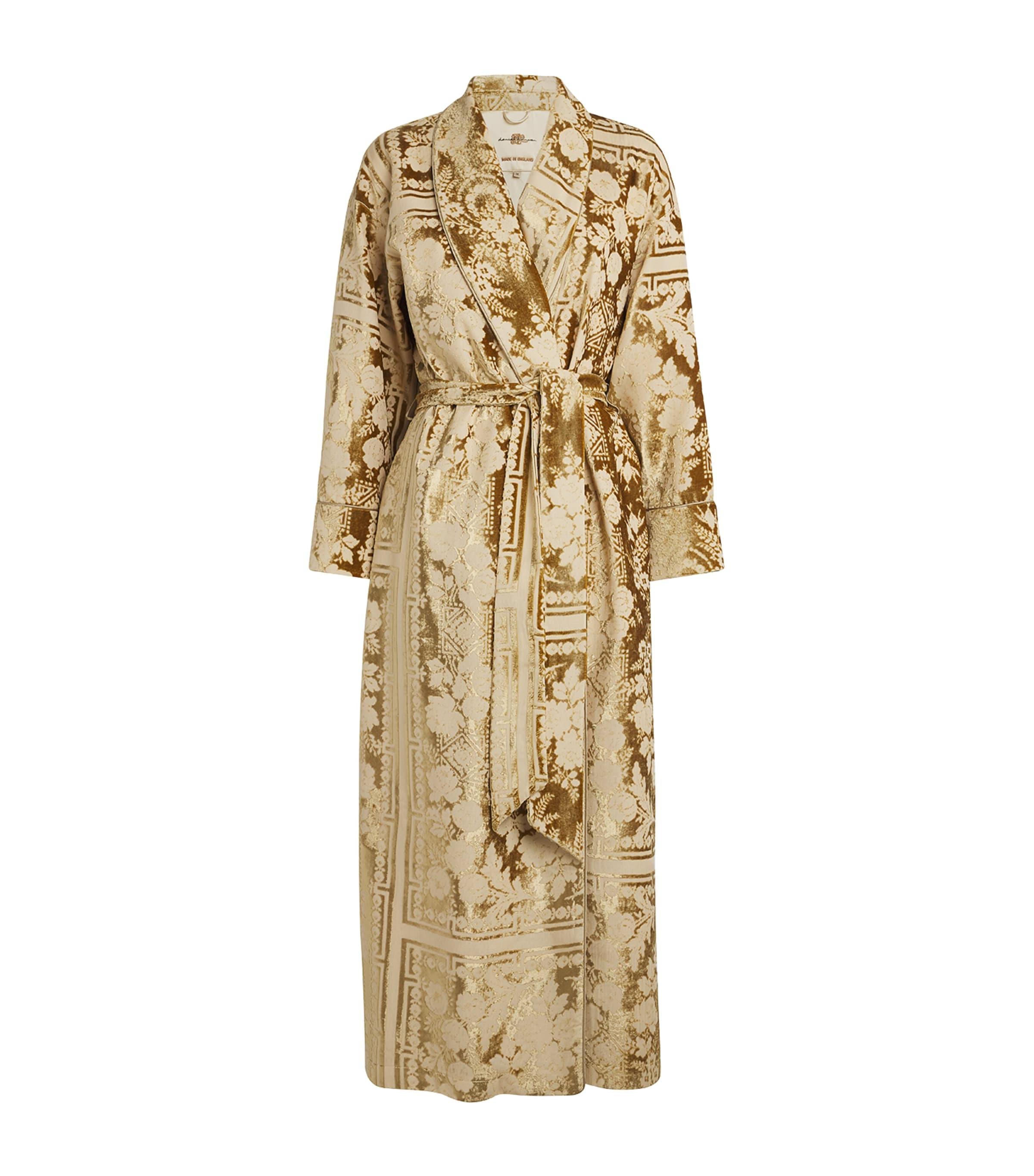 Daniel Hanson Jacquard Liquid Velvet Robe by DANIEL HANSON