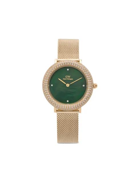 Crystalline Bezel Evergold 32mm by DANIEL WELLINGTON