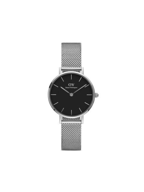 Petite 28 logo watch by DANIEL WELLINGTON