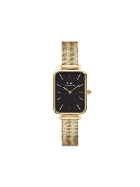Quadro Pressed Evergold watch by DANIEL WELLINGTON